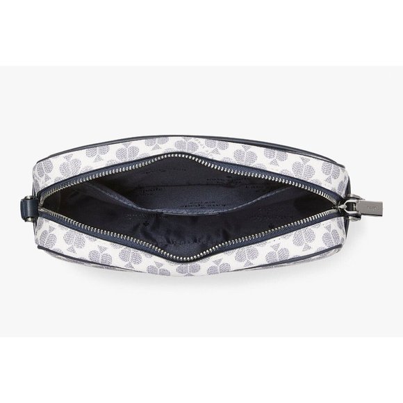 New Kate Spade Signature Spade Flower Mini Camera Bag Navy Multi - Picture 3 of 5